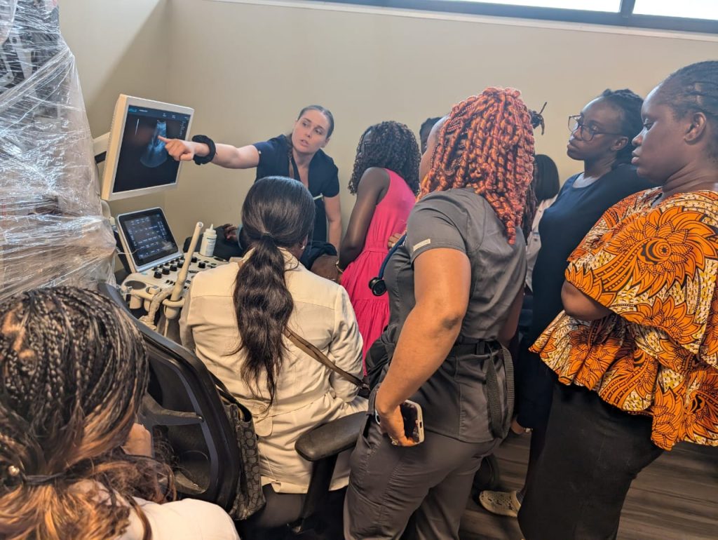 1. Anastasia Tracey ultrasound training Liberia dec 2024