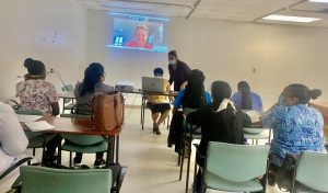 Patty remote teaching IV contrast Guyana during pandemic